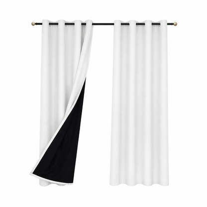 Rideau thermique et occultant Blanc